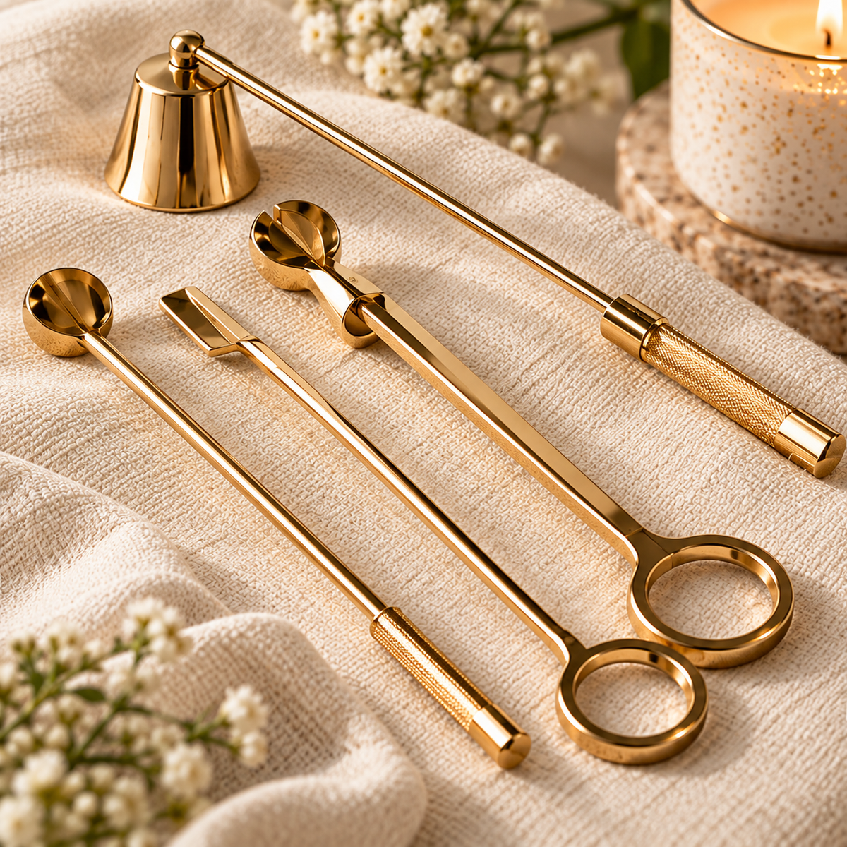 Arborvessa Golden Candle Care Set