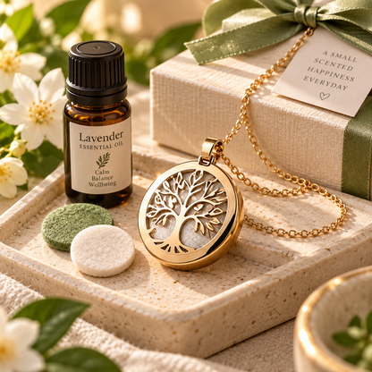 Arborvessa Tree of Life Diffuser Necklace