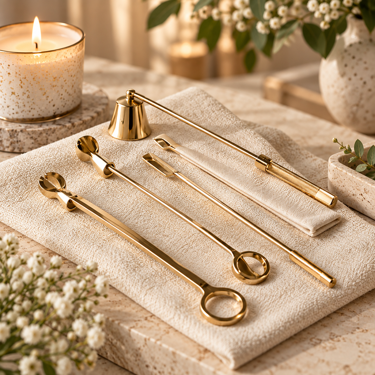 Arborvessa Golden Candle Care Set