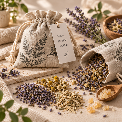 Arborvessa Linen Herbal Sachet