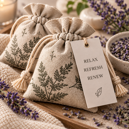 Arborvessa Linen Herbal Sachet