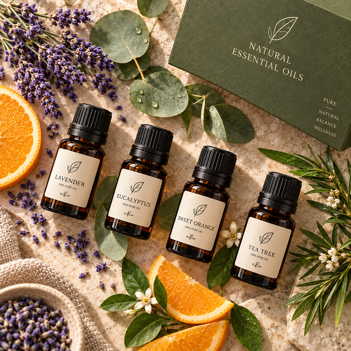 Arborvessa Diffuser Essential Oil Set