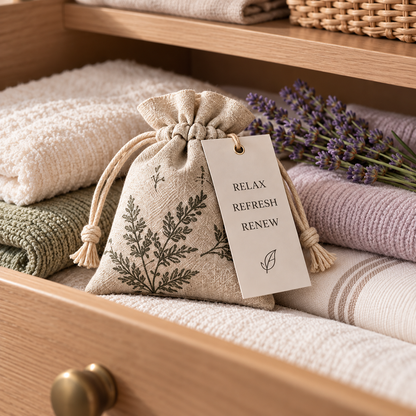 Arborvessa Linen Herbal Sachet