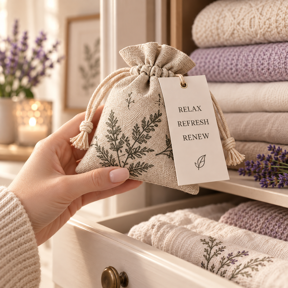 Arborvessa Linen Herbal Sachet