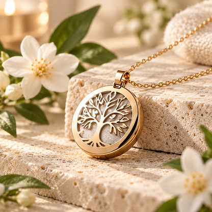 Arborvessa Tree of Life Diffuser Necklace